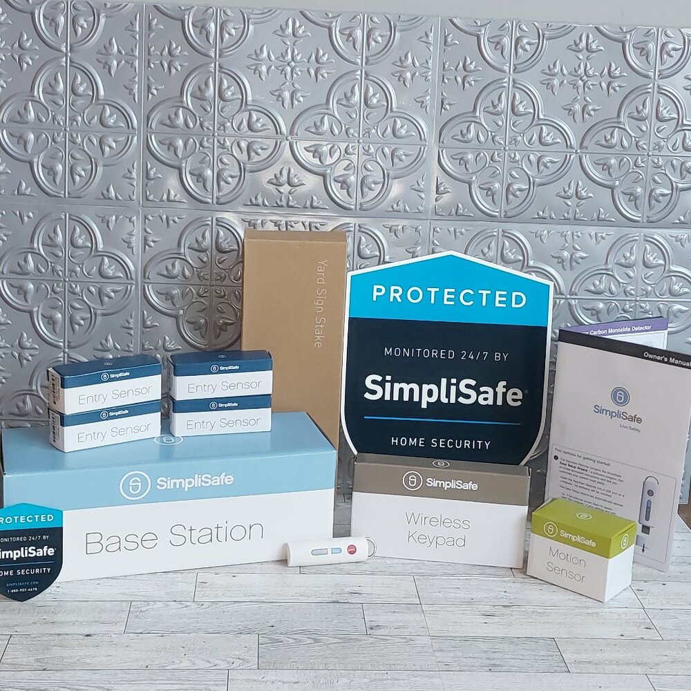 SimpliSafe Home Security starter kit w/key fob; BRAND NEW!!! NEVER USED!!
